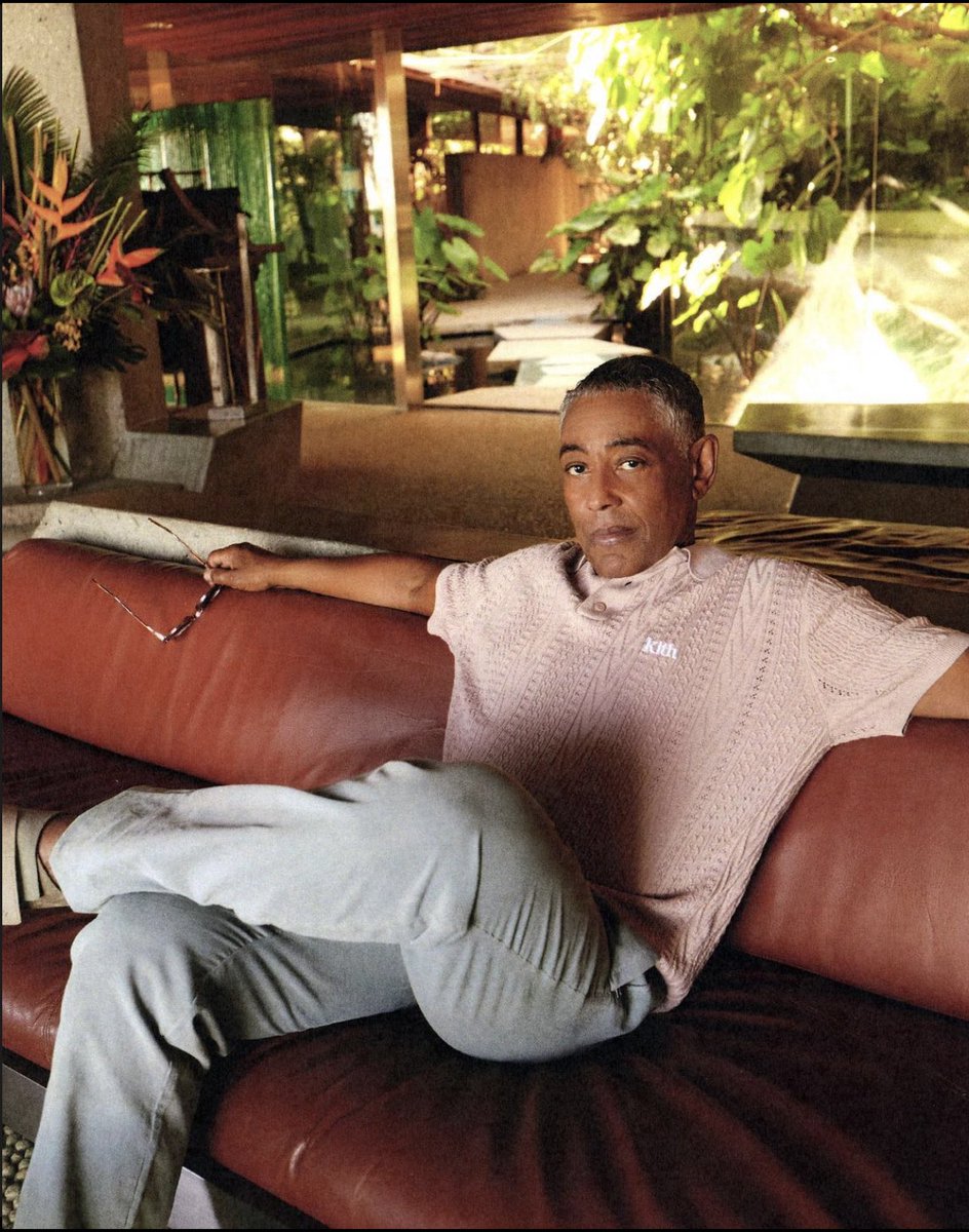 StreetFashion01's tweet image. Giancarlo Esposito (Gus Fring) for KITH (2022)