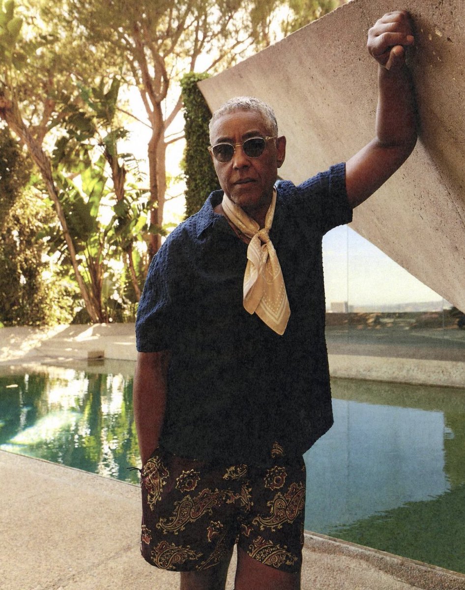 StreetFashion01's tweet image. Giancarlo Esposito (Gus Fring) for KITH (2022)