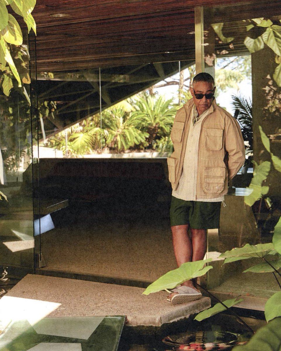 StreetFashion01's tweet image. Giancarlo Esposito (Gus Fring) for KITH (2022)