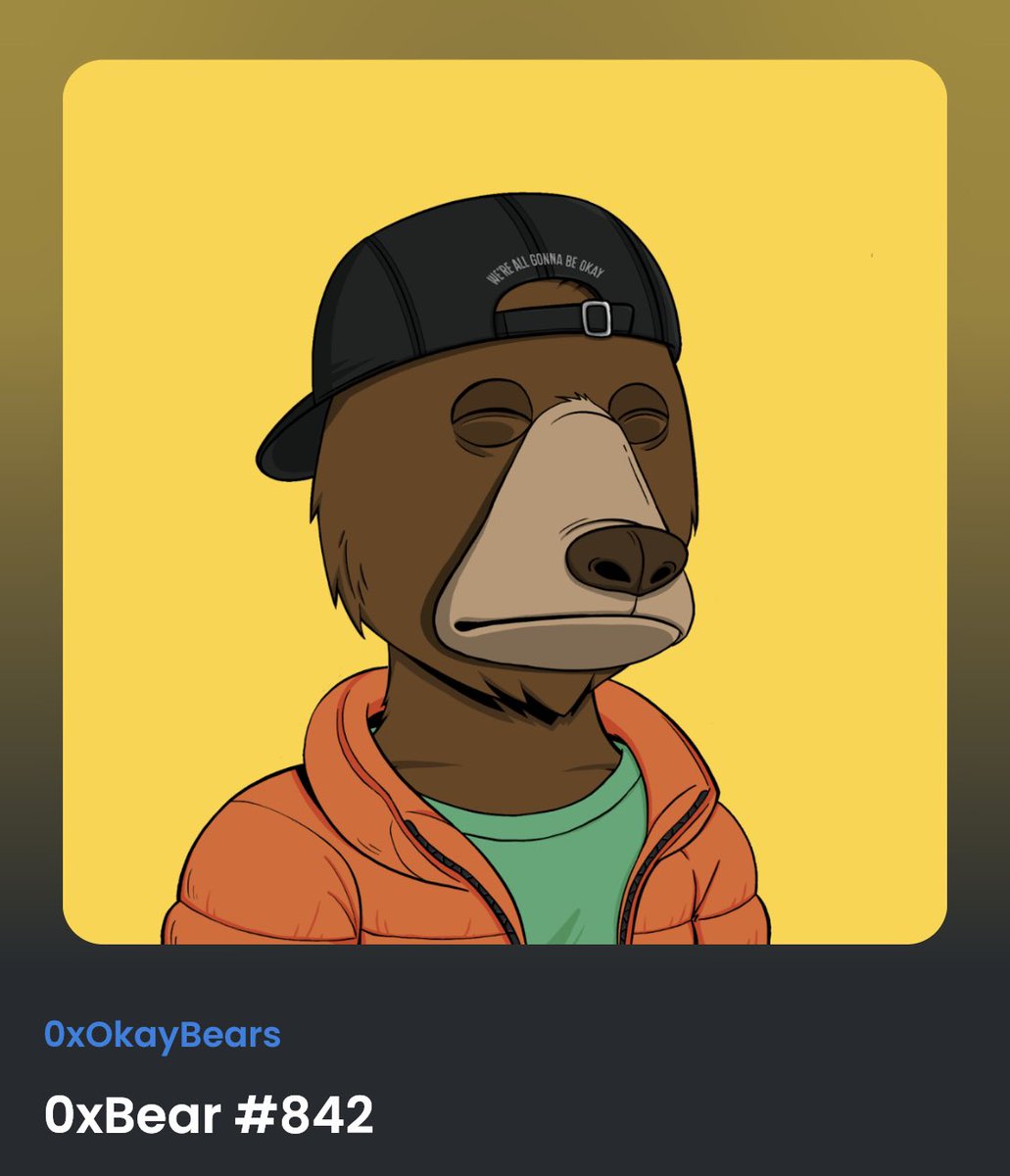 What do you think if I give away a bear 🐻 from my collection?  If this tweet exceeds 500 Likes in 24 ⏰hours.
-Must be following
-Retweet
-And tag some friends 

Good luck to you all🤘🏽

@0xOkayBearsNFT #0xOkayBears #OkayBears