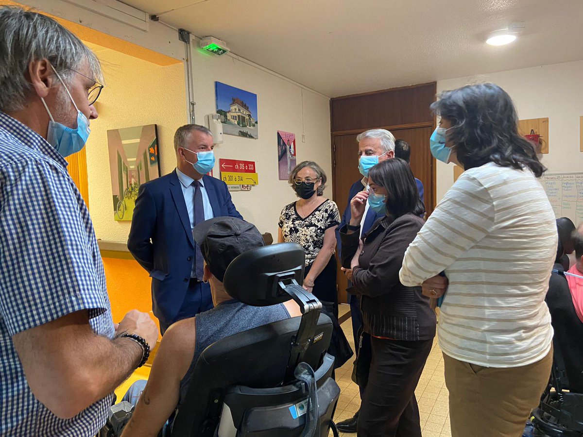 MartialSaddier's tweet photo. Visite de l’Établissement D’accueil Médicalisé de #Machilly https://t.co/Yb5DVDJIGd