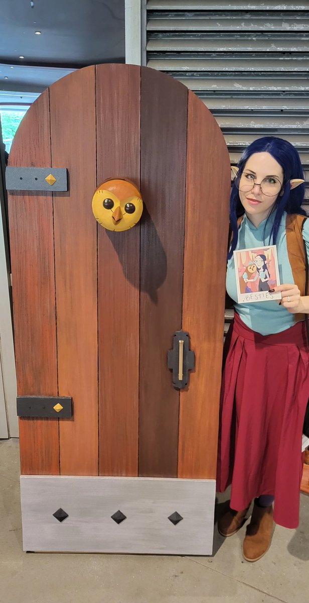 AsSeenOnStevie's tweet image. Had a great time at #Acen2022 with @stevekristof as Lilith and Hooty from #OwlHouse #TheOwlHouse