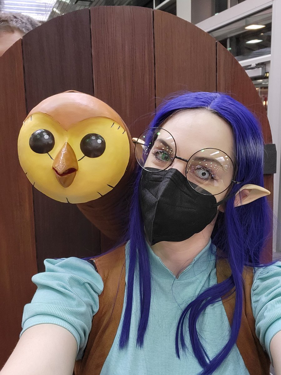 AsSeenOnStevie's tweet image. Had a great time at #Acen2022 with @stevekristof as Lilith and Hooty from #OwlHouse #TheOwlHouse