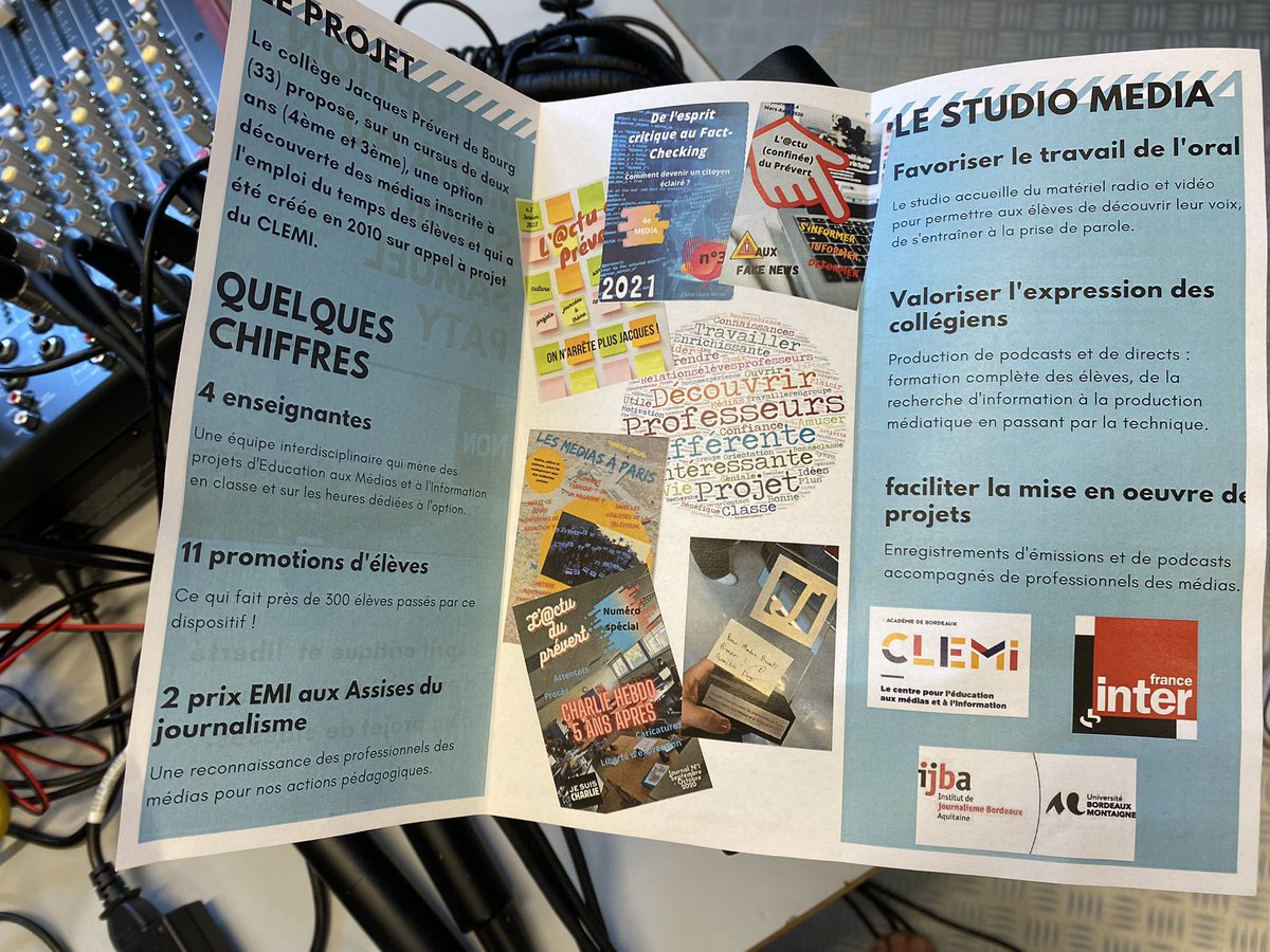 clemibordeaux's tweet photo. Quoi de neuf au Collège Prévert de #BourgSurGironde ? Une prochaine émission #InterClassUp sur @franceinter @radiofrance ! https://t.co/x6svIbANMf