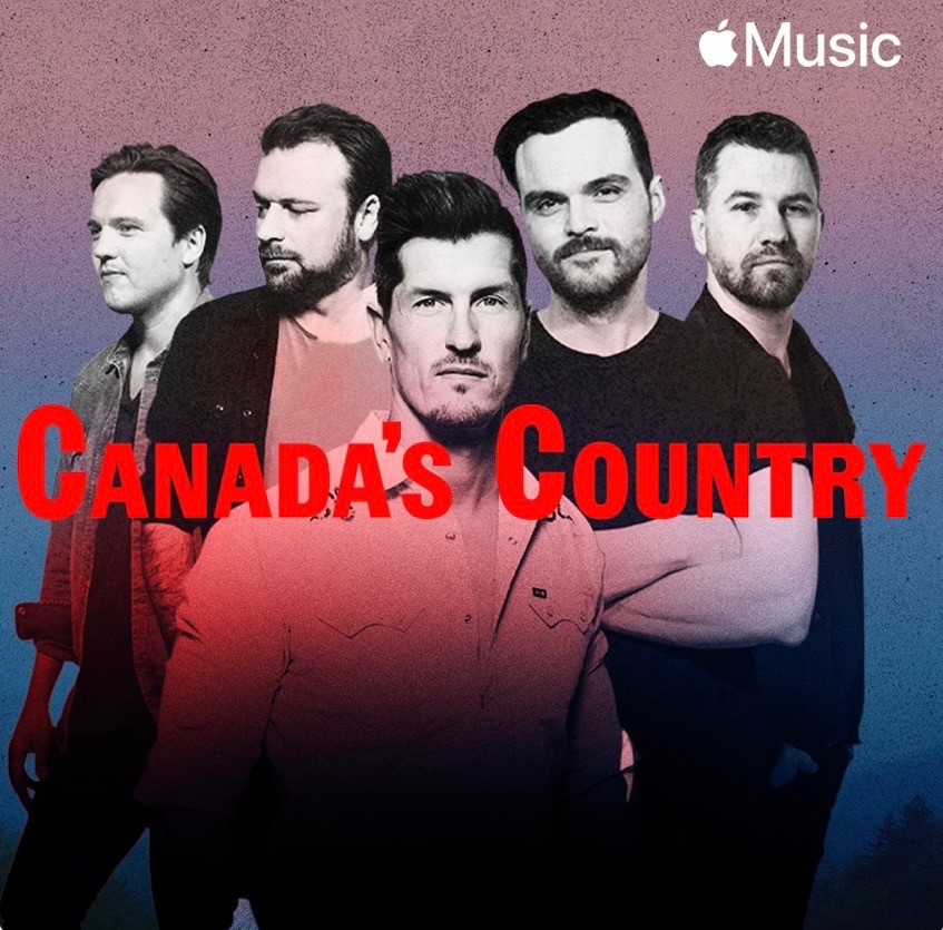 HIGHVALLEY's tweet photo. Wow, @AppleMusic! Thanks for including us on your #CanadasCountry cover and for all the playlist love youโve given our new music! Listen to #WayBack now on #AppleMusic: https://t.co/V1Y48VPN7m https://t.co/8pX1T90J1Y