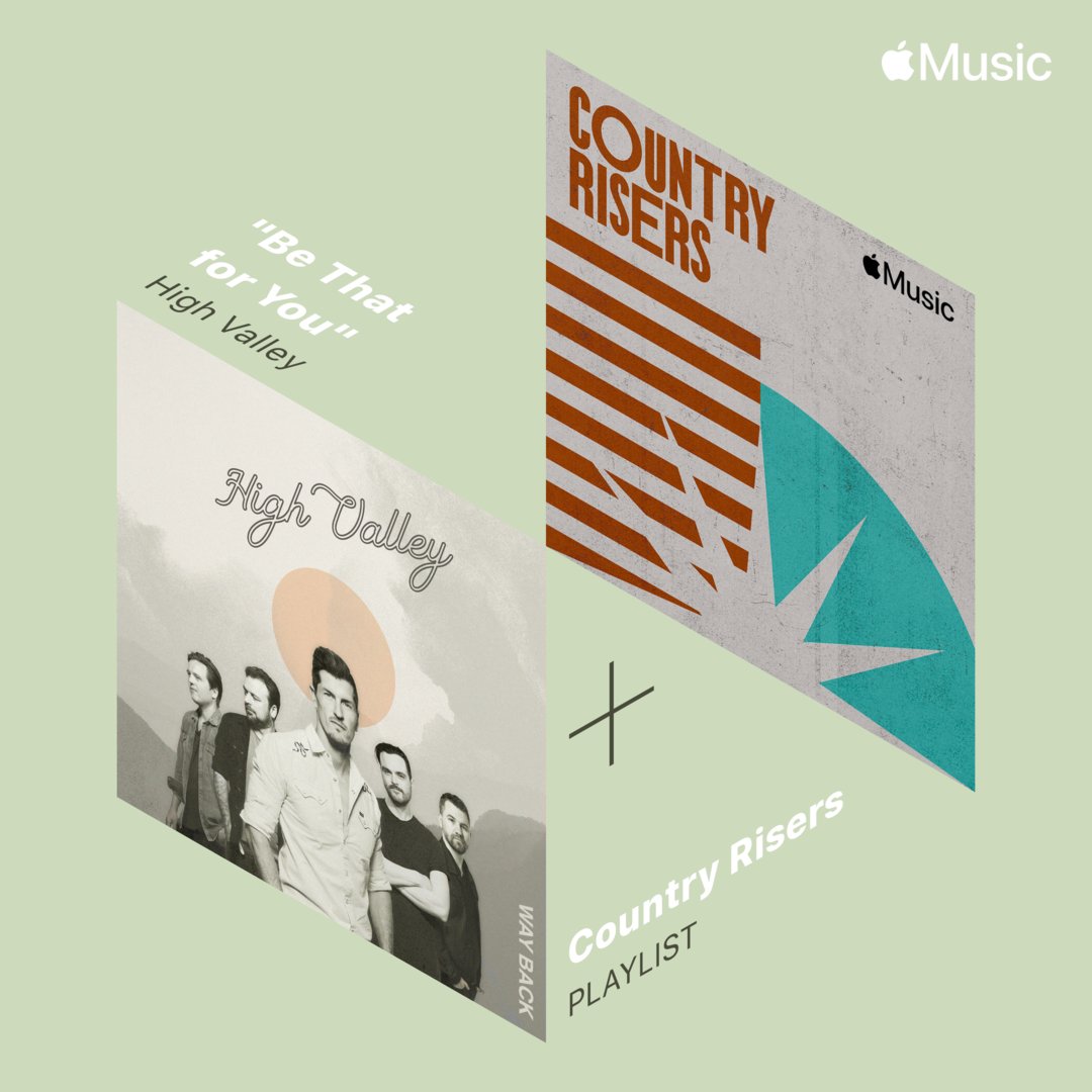 HIGHVALLEY's tweet photo. Wow, @AppleMusic! Thanks for including us on your #CanadasCountry cover and for all the playlist love youโve given our new music! Listen to #WayBack now on #AppleMusic: https://t.co/V1Y48VPN7m https://t.co/8pX1T90J1Y