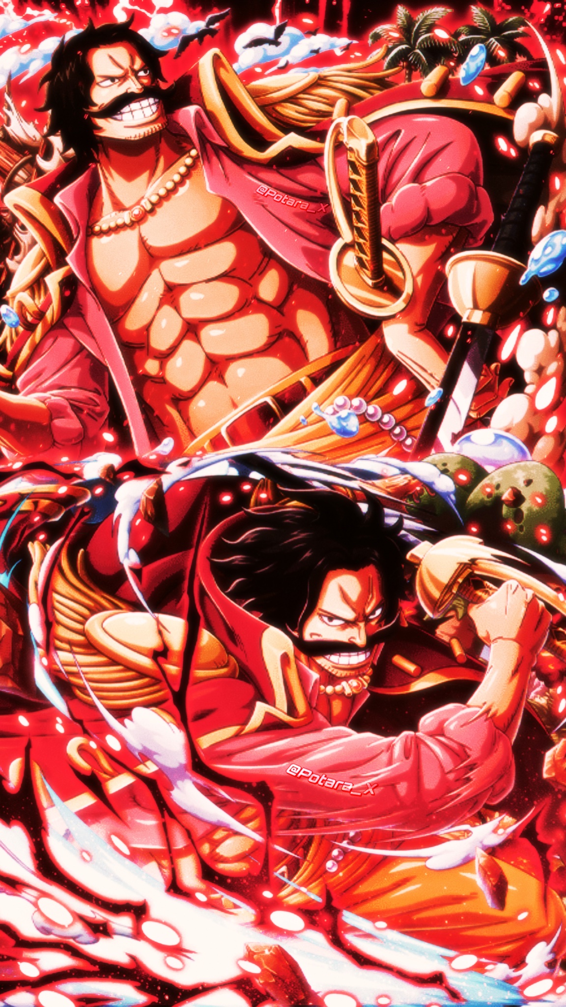 Wallpaper : One Piece, one piece ulti, Gold D Roger, anime men, moustache,  sword 2560x1440 - 我是傻逼t - 2211079 - HD Wallpapers - WallHere