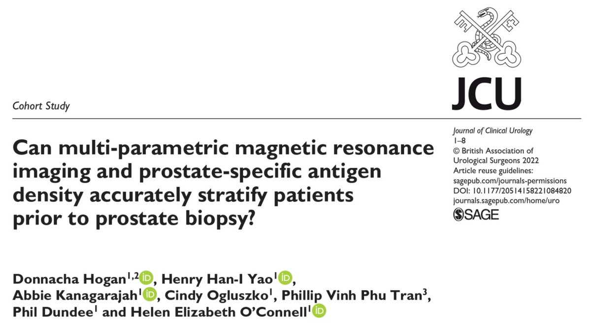 Donnacha Hogan (@hogandonnacha) on Twitter photo Great to see one of the final parts of my <a href="/UCCMChSurgSci/">MCh Surgical Science, UCC</a> research in print with <a href="/JCUrology/">JrnOfClinicalUrology</a>! Thanks to all at <a href="/western_health/">Western Health</a> as always
<a href="/DrHenryYao/">Henry Yao</a>
<a href="/AbbieKanagaraja/">Abbie Kanagarajah</a>
<a href="/phildundee/">Phil Dundee</a>
<a href="/OconnellProf/">Helen OConnell AO</a> journals.sagepub.com/doi/abs/10.117… Great to see one of the final parts of my <a href="/UCCMChSurgSci/">MCh Surgical Science, UCC</a> research in print with <a href="/JCUrology/">JrnOfClinicalUrology</a>! Thanks to all at <a href="/western_health/">Western Health</a> as always
<a href="/DrHenryYao/">Henry Yao</a>
<a href="/AbbieKanagaraja/">Abbie Kanagarajah</a>
<a href="/phildundee/">Phil Dundee</a>
<a href="/OconnellProf/">Helen OConnell AO</a> journals.sagepub.com/doi/abs/10.117…