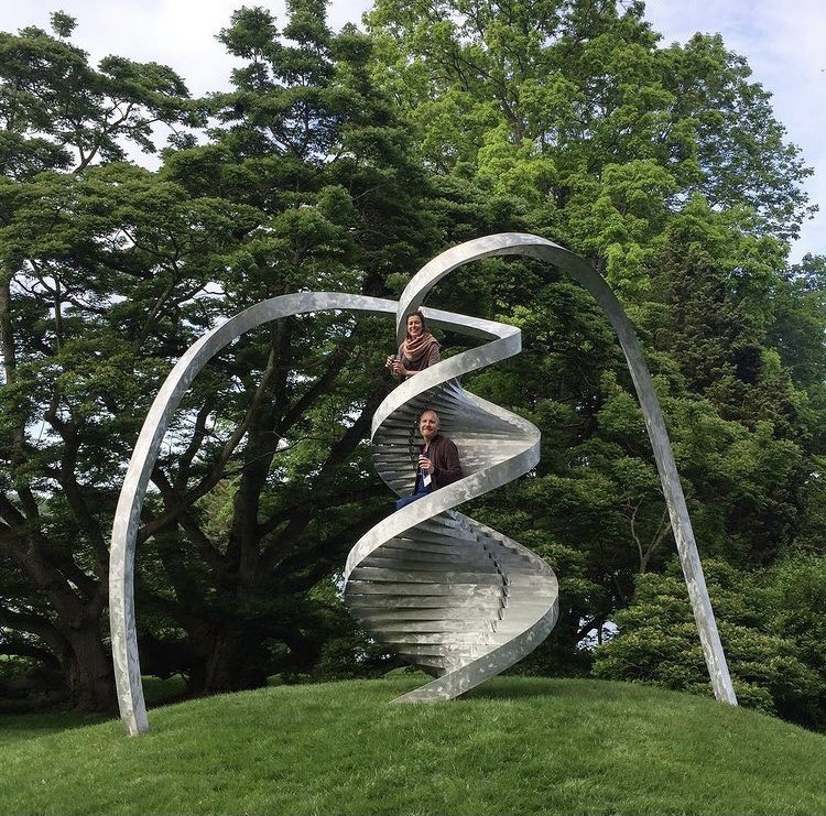 estergeama's tweet photo. Seeing people here tweetting about #CSHRetro and this picture comes to my mind. This was 5 years ago with my beloved postdoc @nicolas_ruffin posing as DNA binding motifs🤪. It’s one of the conferences I have enjoyed the most 🤓. Hoping to be back anytime soon! https://t.co/L5t1VM1d3P