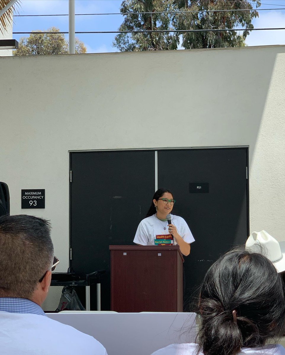 YoungAdvocateSD's tweet photo. Young Advocate Aria spoke about #HERJ funding at the SD Community Rally!📢

“With more resources, solutions can be customized to fit the challenges of a particular community, rather than trying to implement a one-size-fits-all solution because of limited budgets.” 

 @GavinNewsom https://t.co/7hSRDPUItc