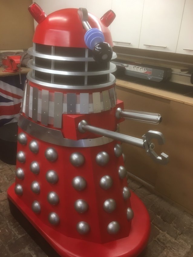 projectdalek's tweet photo. Project Dalek is proud to have been involved in supplying the Daleks for the Jubilee Pageant https://t.co/gNiaRR3ny9 #ProjectDalek #Dalekbuilders #Dalek #PlatinumJubilee https://t.co/IKKX7dHbvY