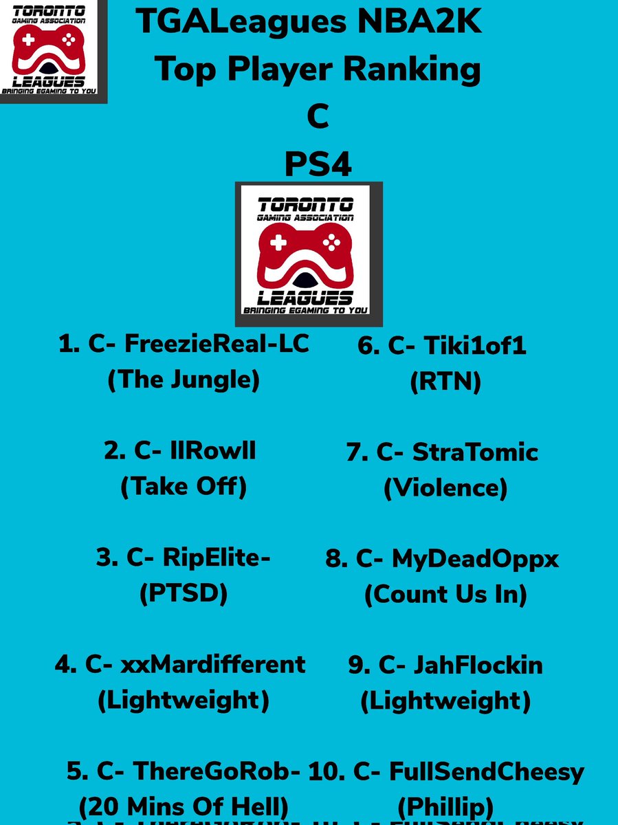 TGALeagues tweet media