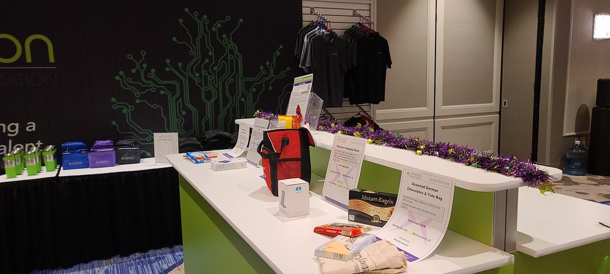 Silent Auction is heating up... check out all the great stuff at accelevents.com/e/cef22 #pu22nola #commonug #ibmi