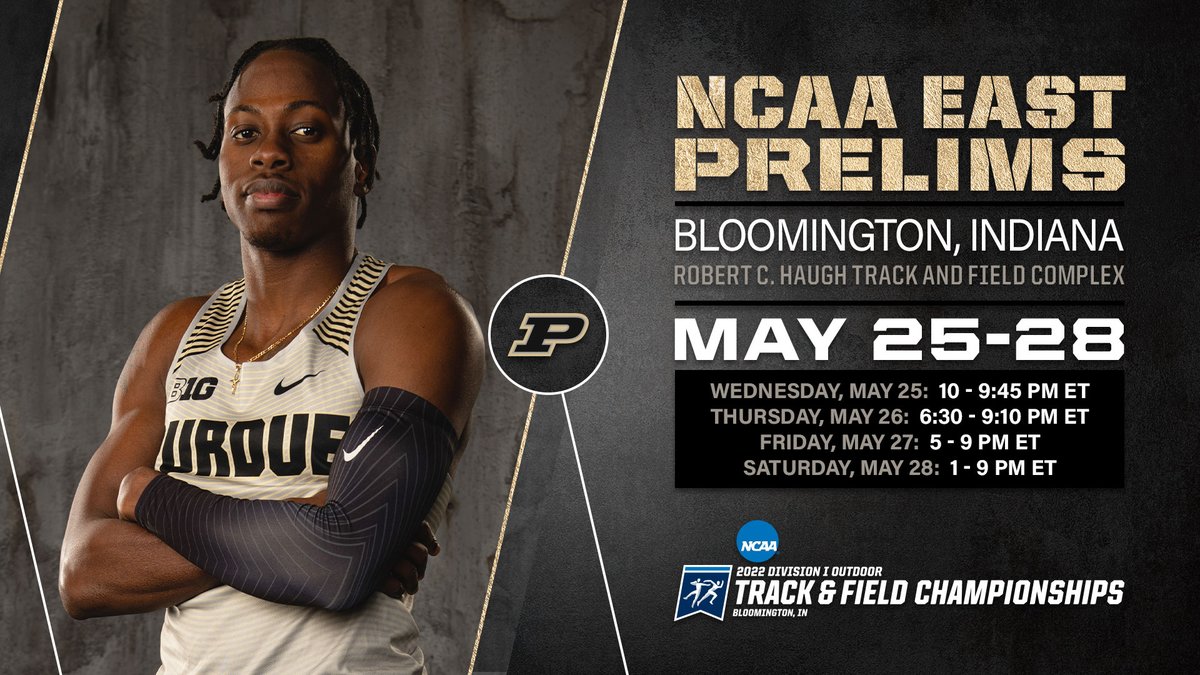 PurdueTrackXC's tweet photo. Ready for prelims! 🔜

#BoilerUp 🚂 #NCAATF https://t.co/K0I70tc0tj