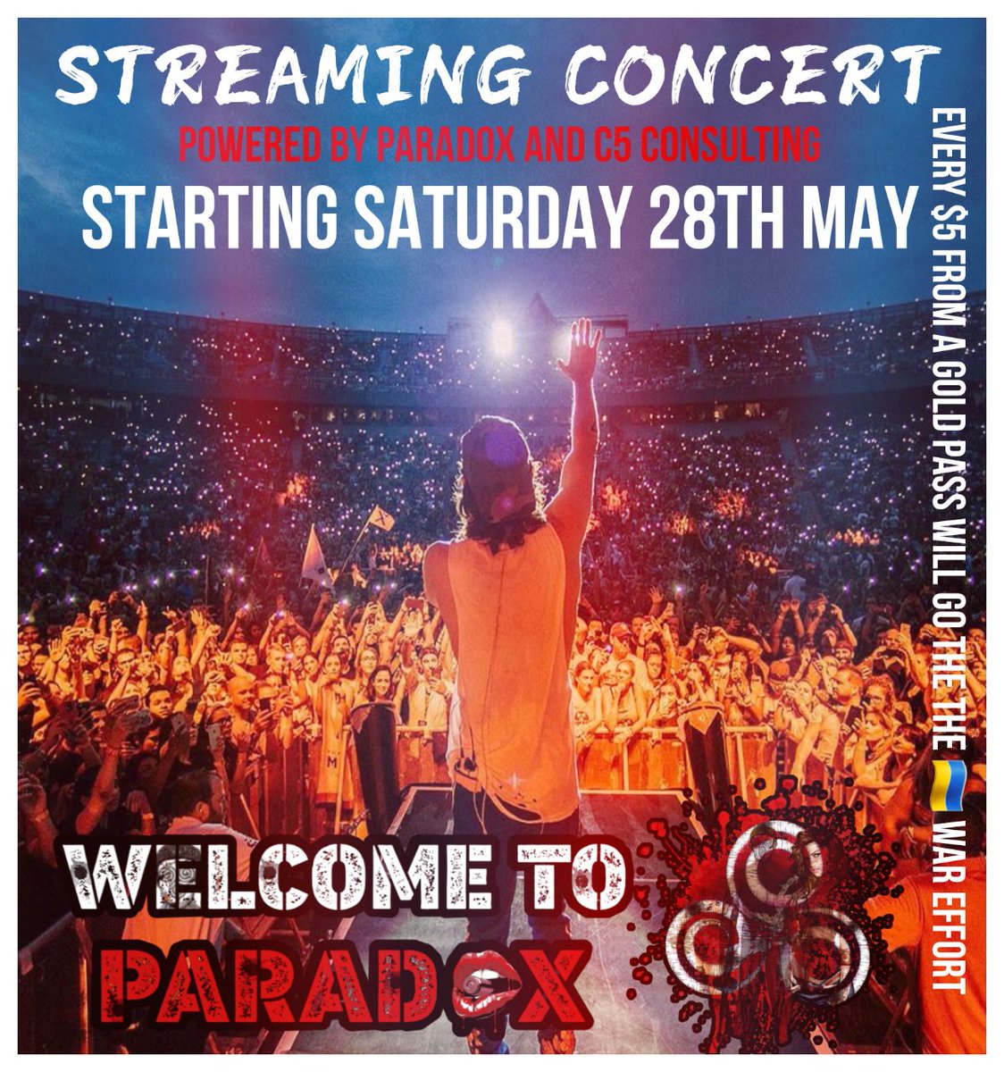 stevekrohn's tweet photo. WELCOME to Paradox!!!

Awesome #Metaverse  on the 28th.  A benefit music fest!!!

Thanks to @ParadoxRealms , @CobaltLend and @RYI_Unity 

First concert of many to come. 

#NFTCommunity #music #cryptocurrencies #blockchain #Web3 #NFT #GameFi #nftart #VirtualReality # https://t.co/Gyy3PGKKPk