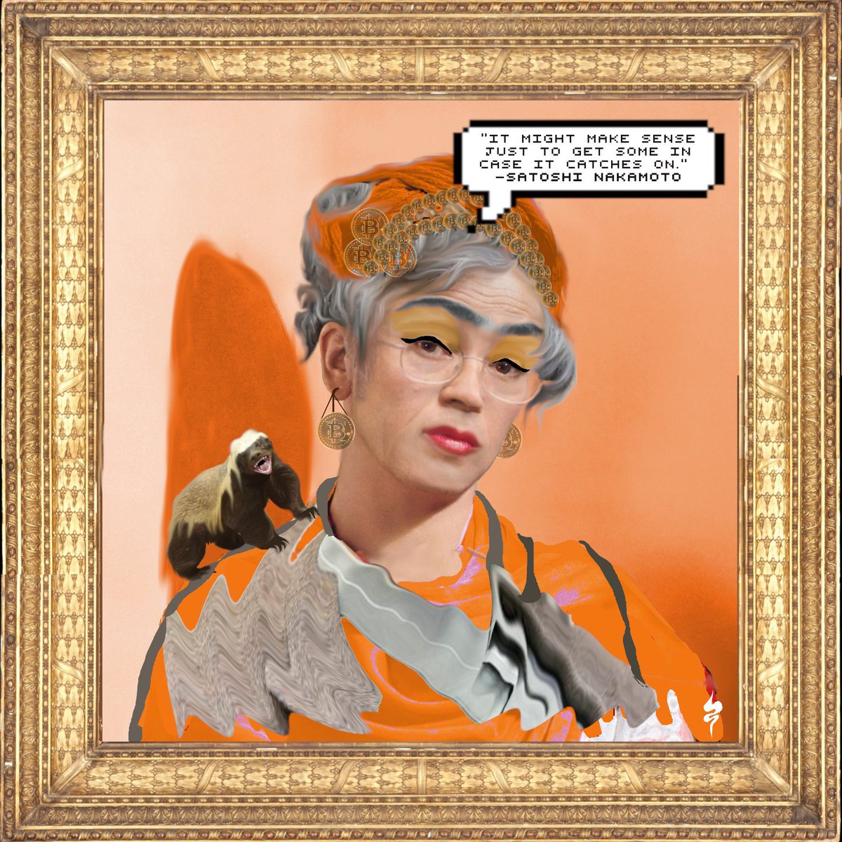 SeanKGriffin's tweet photo. @farokh Consider @stellabelle one of the top NFT artists &amp; community builders who’s satirical PFP project is capturing the memorable moments in the world of NFTs. https://t.co/e3MWvREM9g