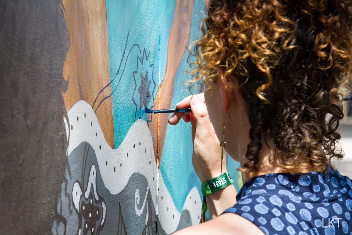 Our #naturallyawesome live art murals are back at Forecastle Festival! Watch these six murals come alive during the weekend, and if you love what you see it can be yours for a donation!