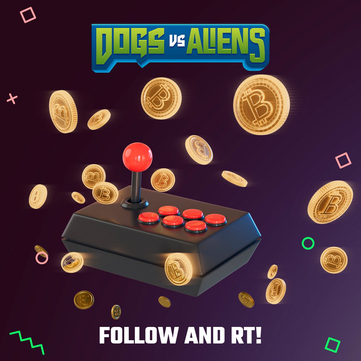 dogsvsaliens's tweet photo. Follow an RT!😎
Click on the link and follow the steps to win 1,000 USD!  Tag your friend!
✅ https://t.co/W889OfqrEQ

#p2e #PlayToEarn #crypto #cryptogames #nftcommunity #nft #nfts #giveaway
#nftart #nftcollector #crypto https://t.co/eVrYWa5EKk