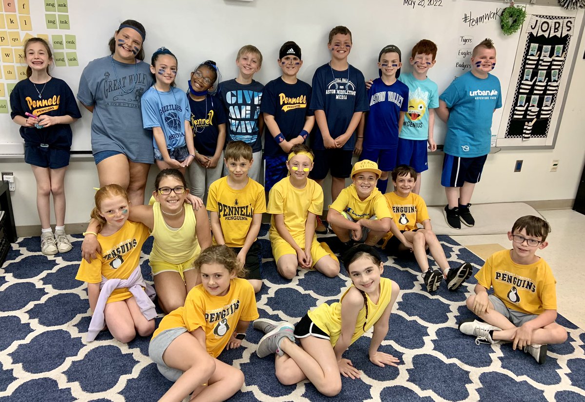 This crew enjoyed every second of field day! Thank you Mr. L for another successful year! #PennellPride <a href="/PDSD_Pennell/">Pennell Penguins</a>