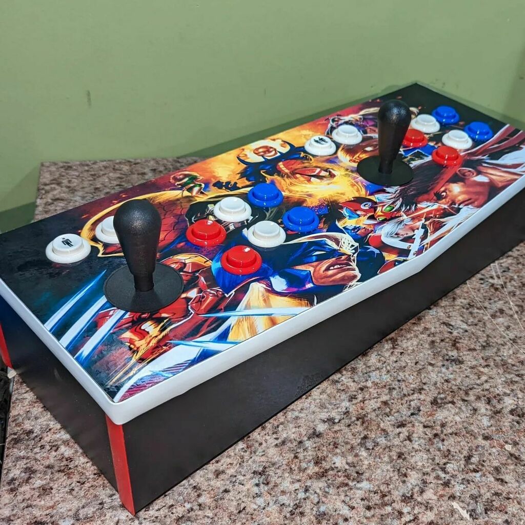 Mattsgameroom1's tweet photo. FOR SALE- Two player plug and play arcade already made with a Marvel VS Capcom theme and ready to ship. This machine has a Pi4 and 12,000 games. Check it out on https://t.co/DlU6F2Wd98
.
.
.
.
.
#arcade #arcademachine #marvel #capcom #marvelvscapcom #gamer #gaming #mancave #ma… https://t.co/kF8GSDz56y