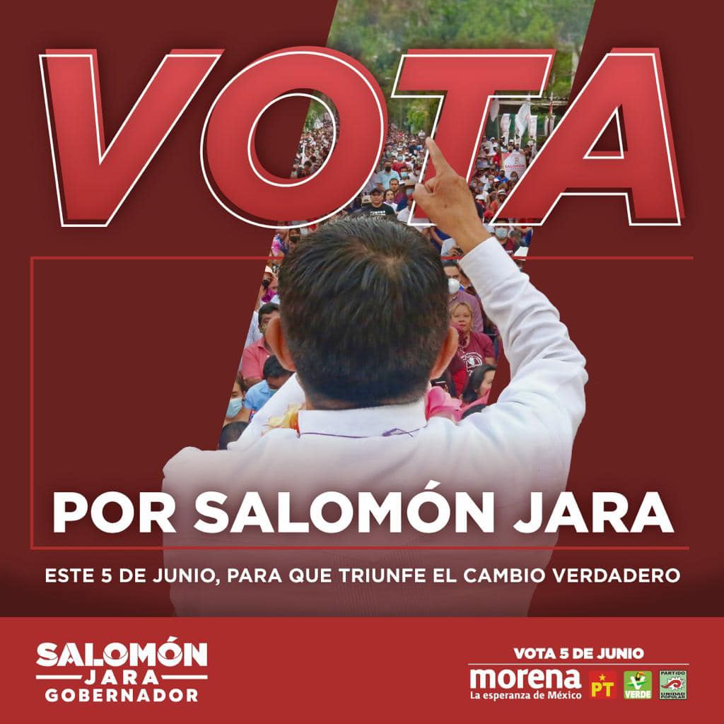 con_salomon's tweet photo. Nuestro voto será la mejor herramienta para defender la esperanza, para no permitir que nos arrebaten la ilusión de ver florecer la #PrimaveraOaxaqueña. 
#VotaVerde
#LosTrabajadoresDeLaEducaciónConSalomón https://t.co/UScC67zMz7