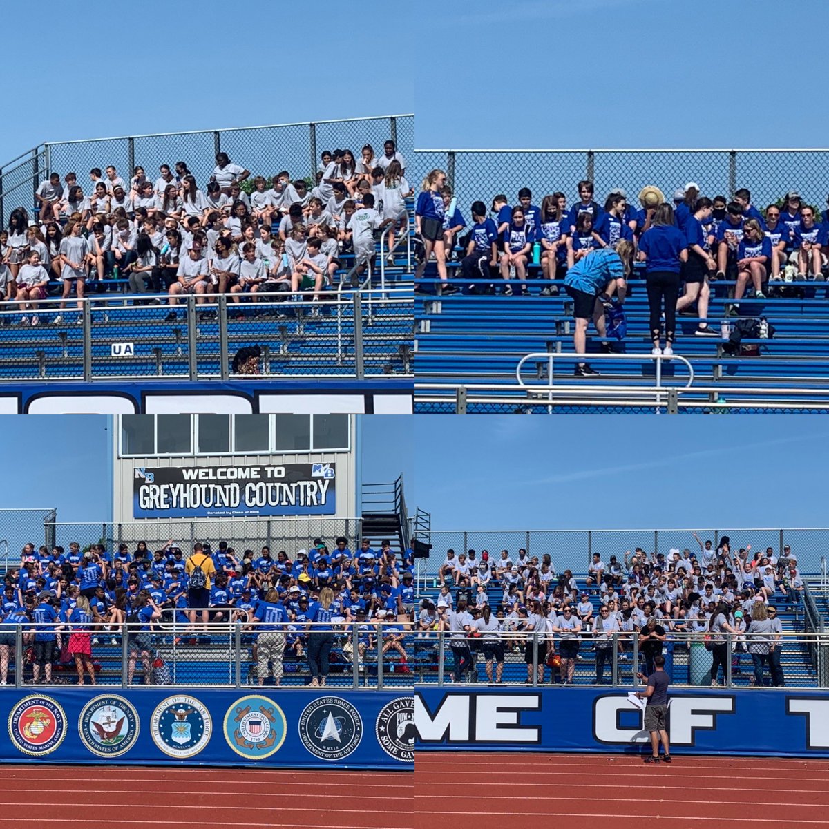 nbc_msprincipal's tweet photo. 6th grade Field Day is back!  All four school districts came out to compete today. It was great to see the class of 2028 on campus. #nbnation https://t.co/CbYVuv8bqc
