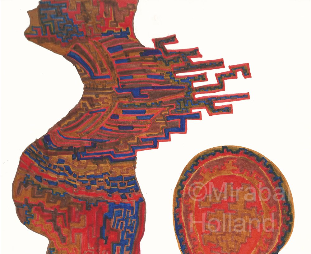 MovingFree's tweet image. PREGNANCY

Stark against a pure background
full of expectancy we celebrate
the vision of birth before and after.MH ©2022 
For more mirabaihollandart.com
@vivafifty #pregnancy #birth #art