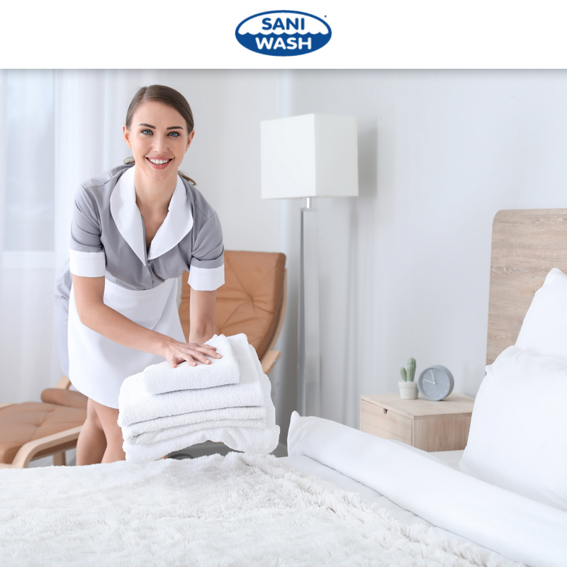 😀 To keep guests happy, every hotel needs to put out fresh towels, tablecloths, sheets, and much more every day. 

Receive a complimentary assessment here: saniwash.com