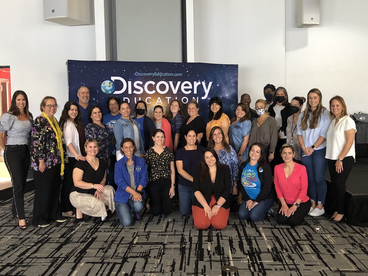 I’m extremely honored to work with these two groups of wonderful and dedicated educators. <a href="/MDCPS/">Miami-Dade Schools</a> Digital Leader Network teachers are amazing. I look forward to working with you next school year. <a href="/DiscoveryEd/">Discovery Education</a>