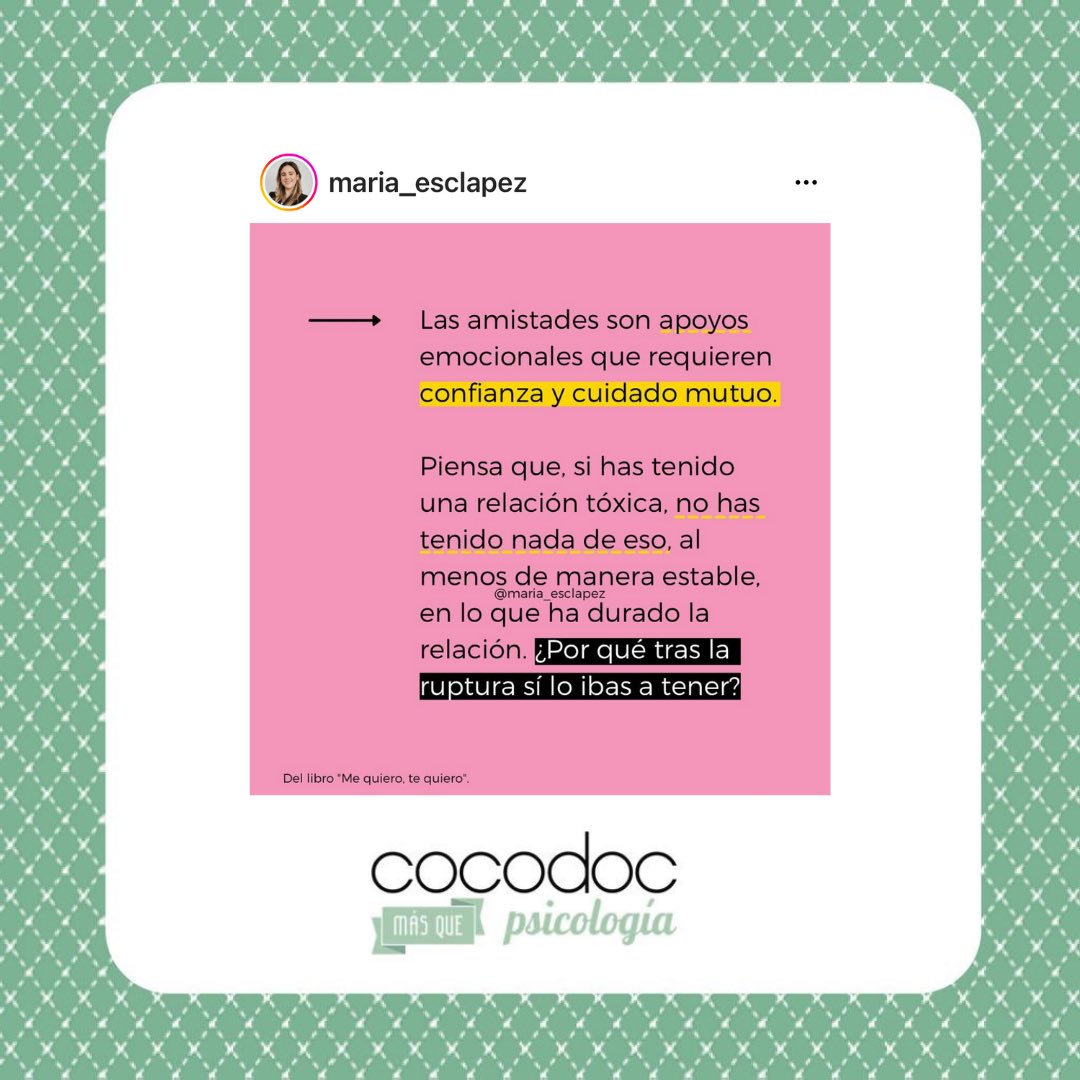 _cocodoc's tweet image. #lunes
#noteempeñes 
#cocodocpsicología
#psicólogasvitoria 
#vitoriagasteiz 
#toxic 
#noway 
#mariaesclapez