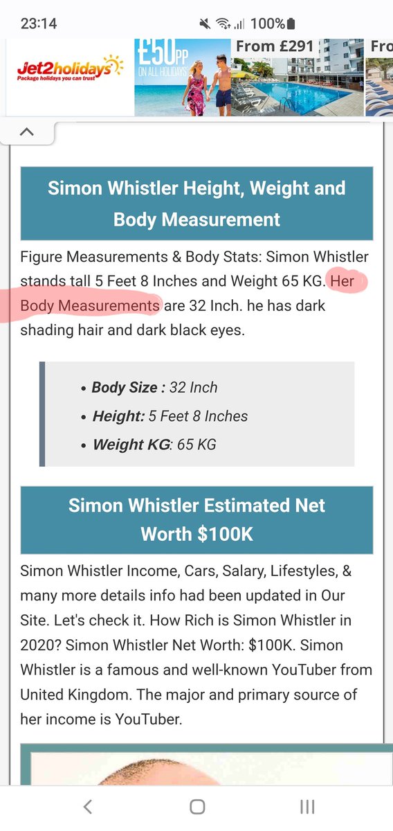 Shifty6Speed's tweet photo. Yo @SimonWhistler

Loving the vast variety of bio's on you which differ drastically. This one claims you to be a lady! 🤣 https://t.co/jFE1nPFpTU