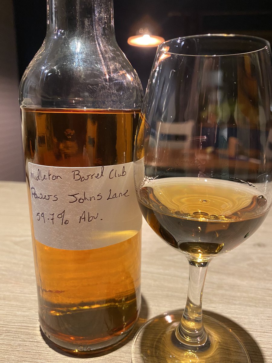 Dave_Cully's tweet photo. Stepping up to 59.7% abv with the gorgeous #Johnslane @Powers_Whiskey #BarrelClub #Caskstrengthcrusade https://t.co/iatKkrbaIw