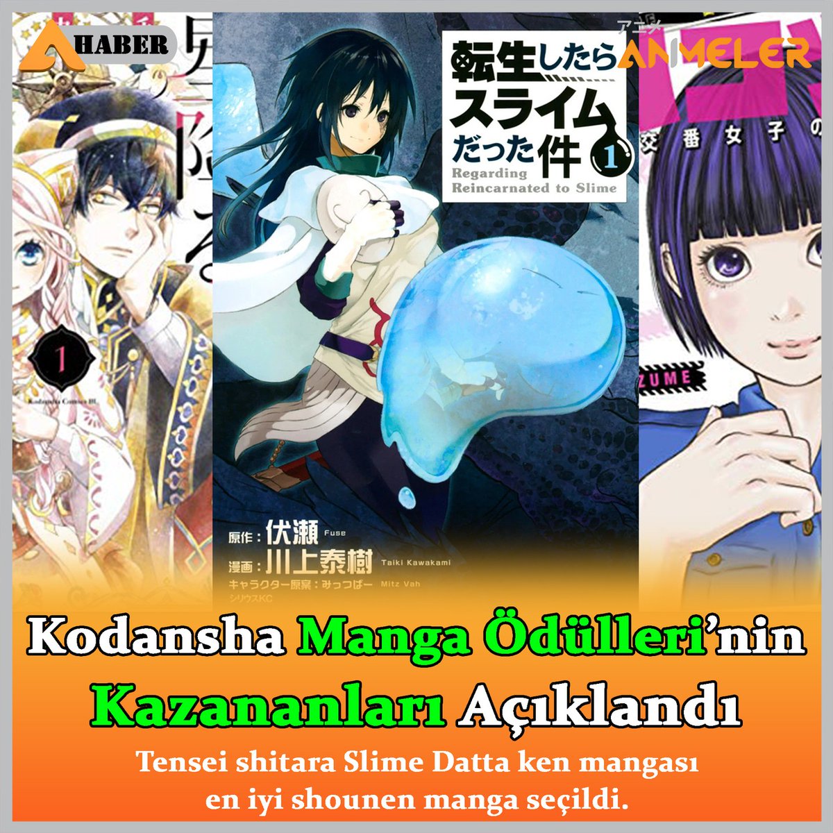 Kodansha, 46. Yıllık Manga Ödülleri'nin kazananlarını açıkladı.

Ayrıntılar için 👉👉 animeler.net