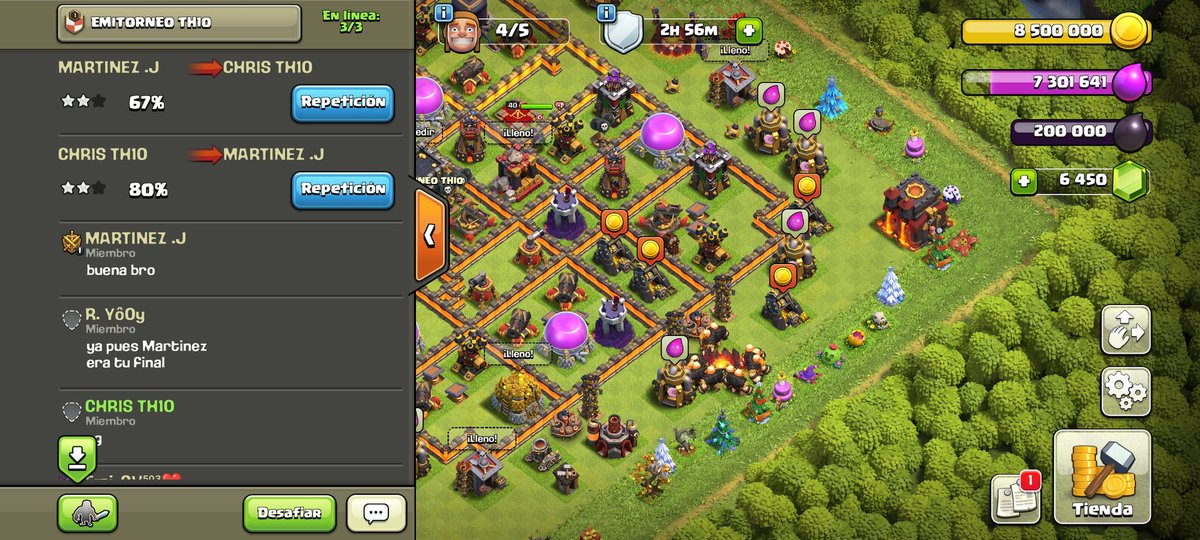 Gracias @Frankli05657595 por el torneo 🔥 TH10 🔥🇵🇪🔥
fb.gg/v/dbMLWTrNjM/