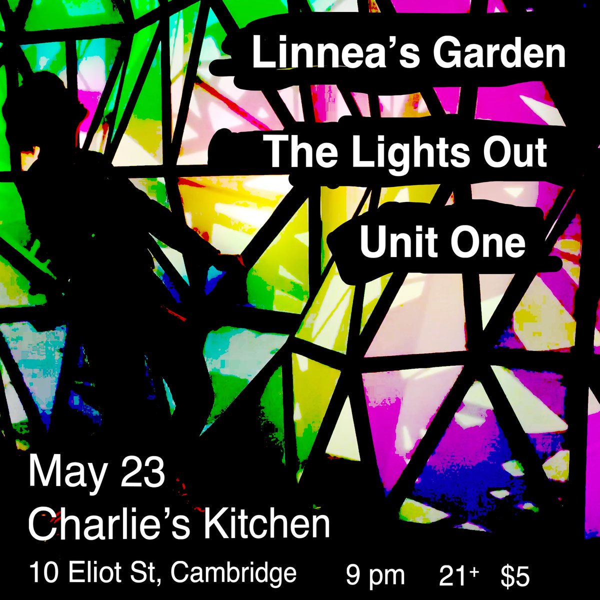 Linnea's Garden (@linneasgarden) on Twitter photo TONIGHT at <a href="/CharliesKitchen/">Charlies Kitchen</a> - Mondays don't have to suck! Featuring Unit One, <a href="/thelightsout/">The Lights Out</a> and <a href="/linneasgarden/">Linnea's Garden</a> <3 Doors at 8, tunes at 9. TONIGHT at <a href="/CharliesKitchen/">Charlies Kitchen</a> - Mondays don't have to suck! Featuring Unit One, <a href="/thelightsout/">The Lights Out</a> and <a href="/linneasgarden/">Linnea's Garden</a> <3 Doors at 8, tunes at 9.