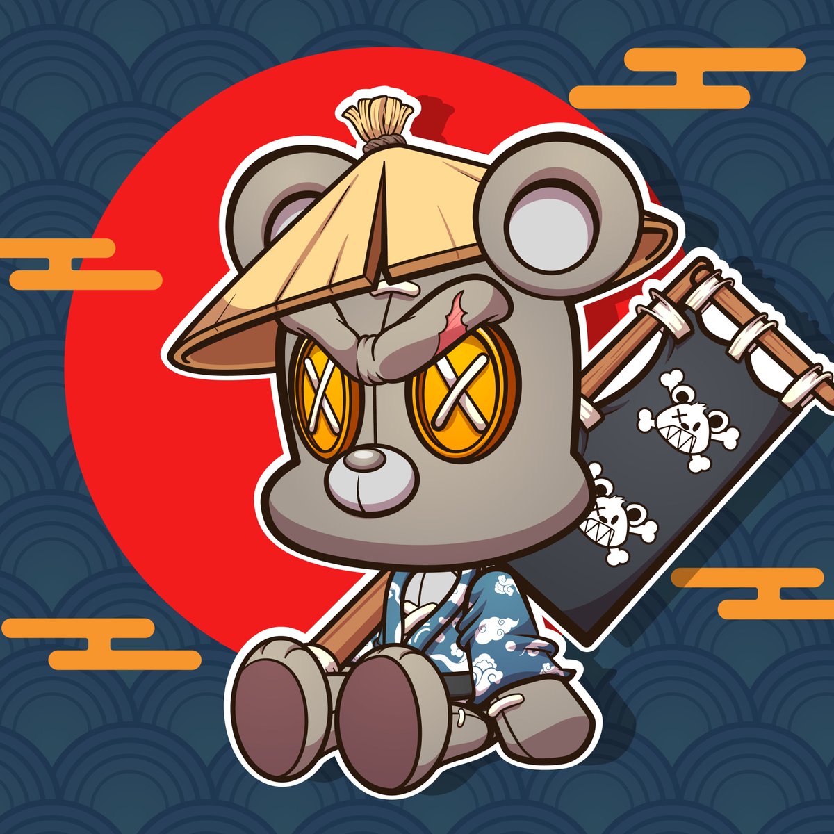 Thoughts on the samurai? #TeddybearWorkshop