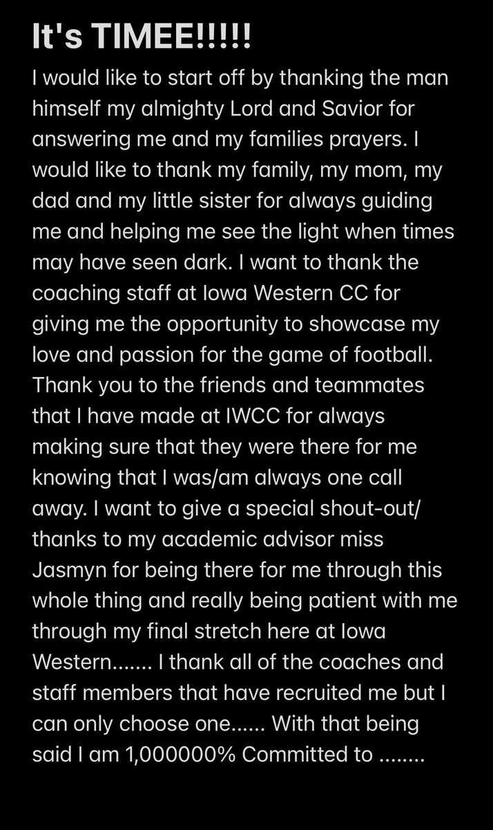 THenn24's tweet photo. It was written already I'm just sticking to the script HENDERSONS WE READY BELIEVE THAT😈 #JUCOPRODUCT @CoachDerekDay @CoachStrohmeier @CoachEricFinney @Coach_PeteB @BlackbournMike @MikeDDietzel1 THANK YOU ALL LETS GO! @henno630 @EKUWWells 1000000% Comitted https://t.co/5qXnw1DKV0