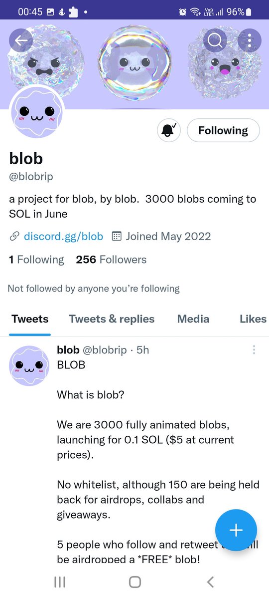 KyleNFTsol's tweet photo. @blobrip Done. https://t.co/mUrXe2Oo1M