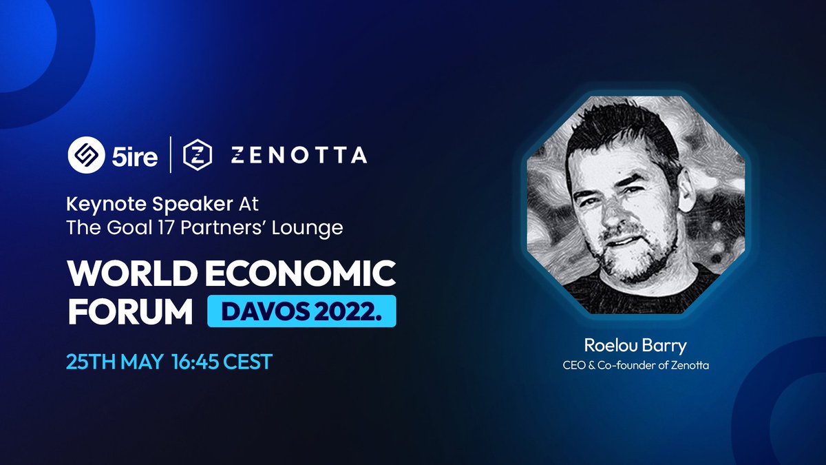 We are pleased to announce Roelou Barry as a Keynote Speaker at the Goal 17 Partners' Lounge.

Roelou is the CEO and Co-founder of <a href="/zenotta_ag/">Zenotta</a> which is at the forefront of blockchain and data innovation!

Read More About Roelou Here! ⤵️
t.me/Fire_Announcem…