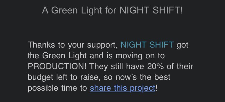 Karlee Boon (she/her) on X: I….🥺Night Shift is happening, yall. Sappy  post coming soon about how fucking MUCH this means to me. I am so so  grateful. I really didn't know if