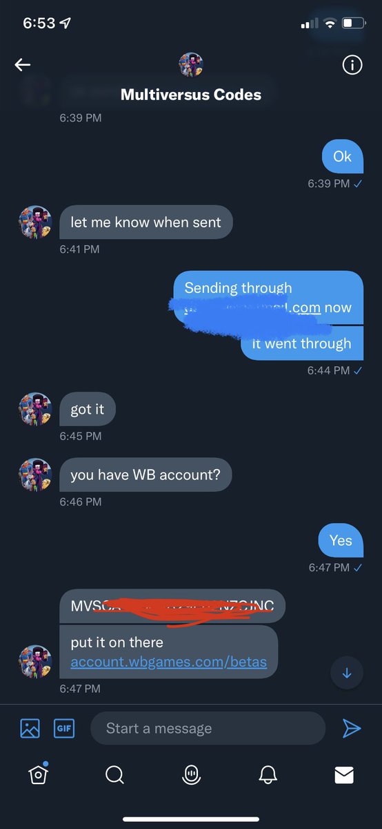 5billythegoat's tweet image. @MultiVersusBeta  Thank you for the code. Very quick and easy.