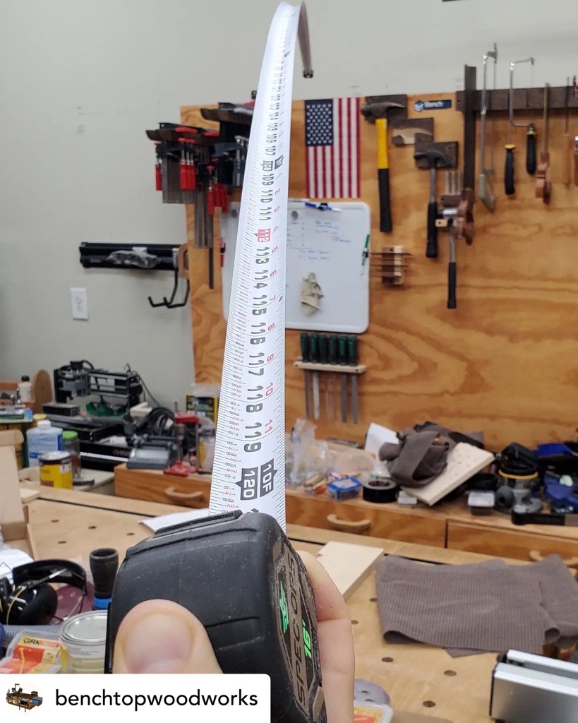 SpecOpsTools's tweet image. &quot;10ft standout on a 16&apos; tape?! Only thing to say is 💪!!&quot;
📷 by @benchtopwoodworks
#tapemeasure #tapemeasures #toughtools #specopstools