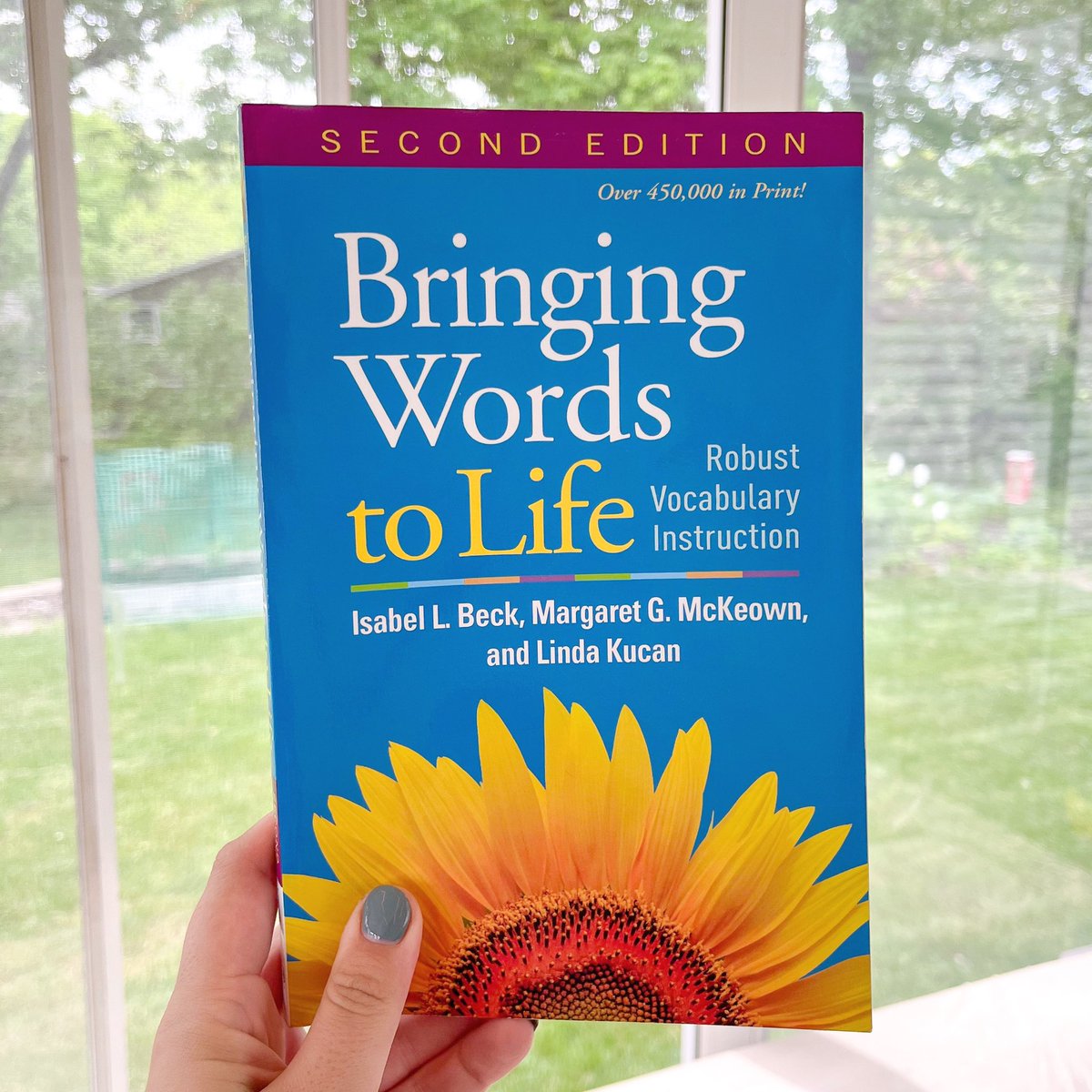 I picked up this book 2 summers ago &amp; instantly went about changing my vocabulary instruction. For me, this book was the perfect balance of “here’s the research behind…” &amp; “here’s what it looks like in the classroom.” If you’re looking to revamp your vocab, get this book 🌈