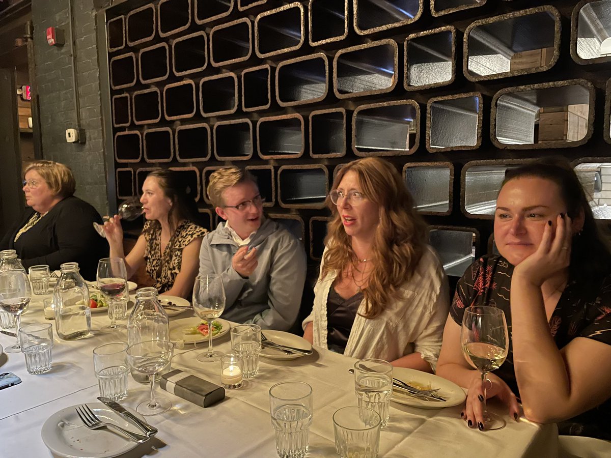 southerndna's tweet photo. @actonline &amp; @actmembers planning for #AppCon23 during dinner at #AppCon22 🤞🏼on the hill https://t.co/SAwW9LPq16