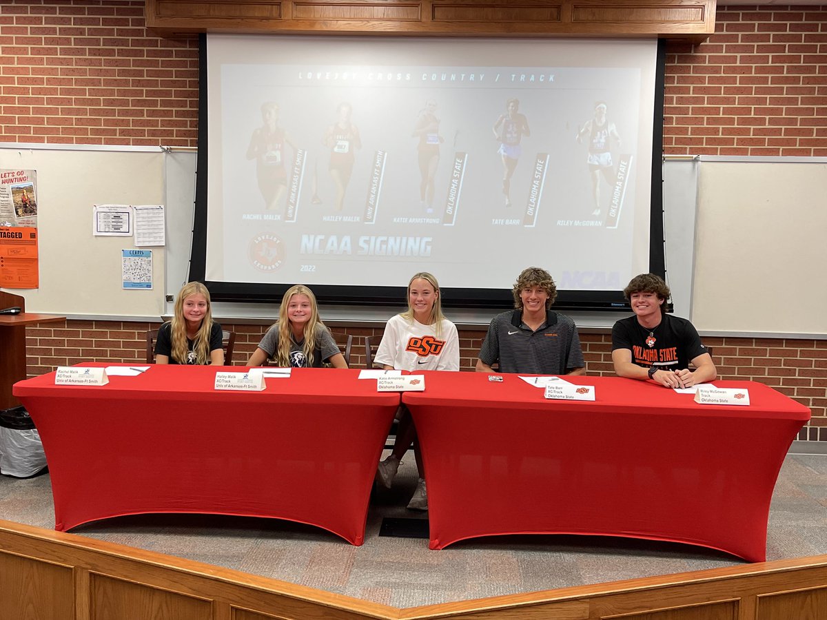 Congrats to these athletes on your commitment to compete at the next level!