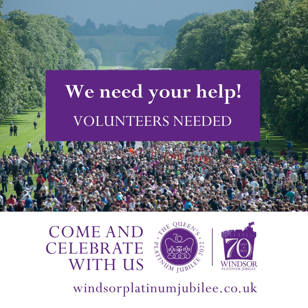 WE NEED YOUR HELP! Can you spare a few hours over the Platinum Jubilee weekend to help keep The Long Walk clean and clear of rubbish? 
If you have a few hours to spare then please contact info@windsorplatinumjubilee.co.uk for more information. #volunteer #platinumjubilee