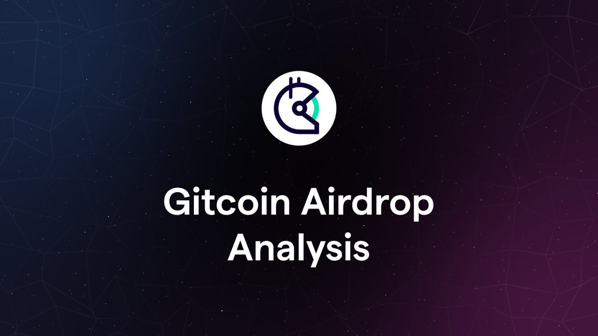 0xarc_io's tweet photo. At ARCx, we score individual addresses on a range of historical behaviours you can use to build your airdrop filtering logic.

This week we explore @gitcoin’s $GTC Airdrop, taking a look at what went down on chain between 24/05/2021 - 23/06/2021!

🧵👇 https://t.co/rrlbVKbyRX