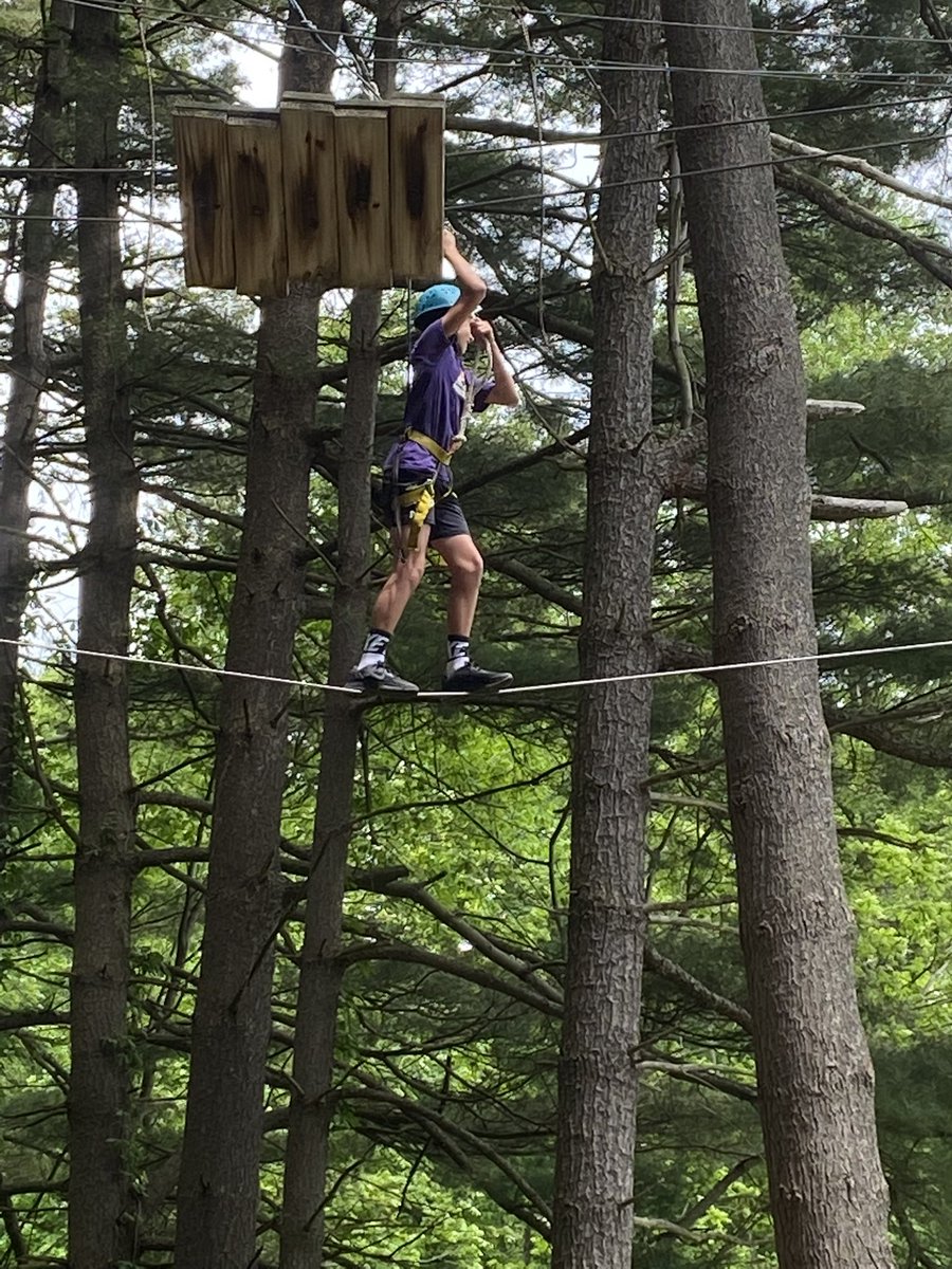 AMSEagle's tweet photo. A busy first day for our campers!!💜💛 https://t.co/OiKuhKyEMN