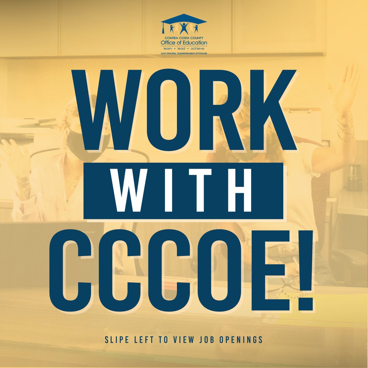 CoCoSchools's tweet photo. Work for Contra Costa County Office of Education (CCCOE)!
Below is a list of current open positions for CCCOE for the week of May 23-27, 2022.
View our jobs at https://t.co/R2IdBDtWKY.
#CCCOEAchieves #WeAreHiring #WorkwithCCCOE https://t.co/toTSQiHNcz