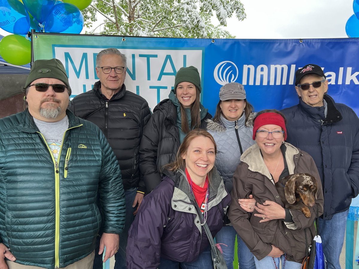 AllHealthNet's tweet image. Had a great time at @NAMIColorado Walks Your Way over the weekend! #snoworshine #Together4MH #namicolorado